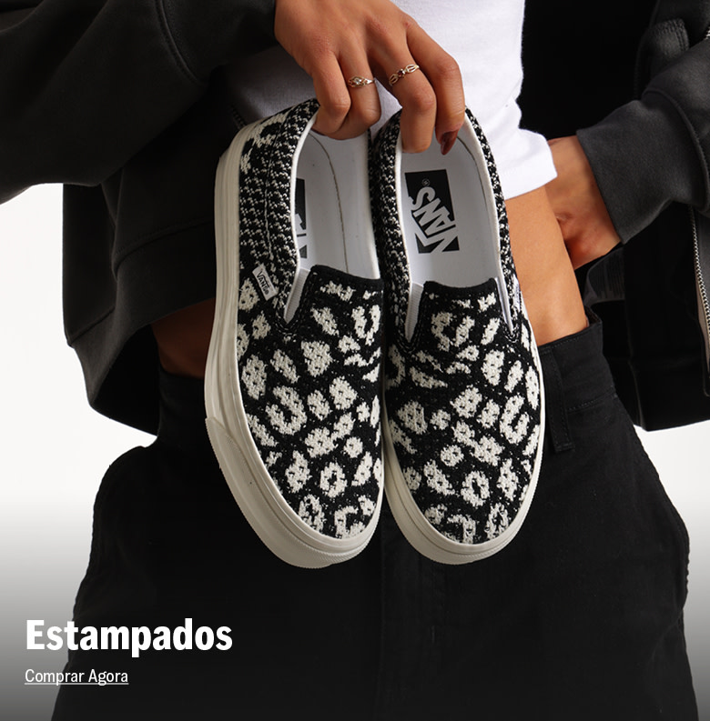 Vans Tênis e Roupas Estampados