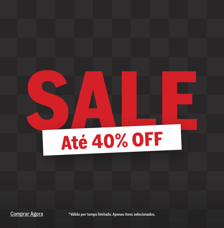 Sale com até 40% off