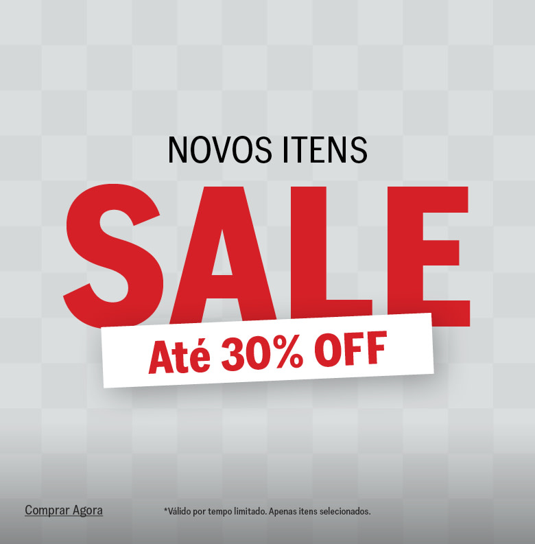 Sale com até 30% off
