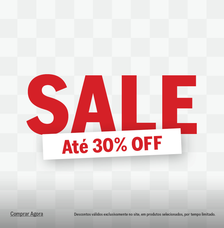 Sale com até 30% off