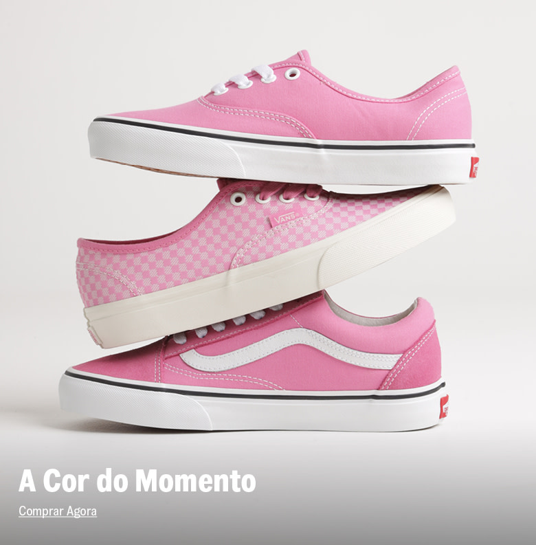 Tênis Vans Clássico Rosa