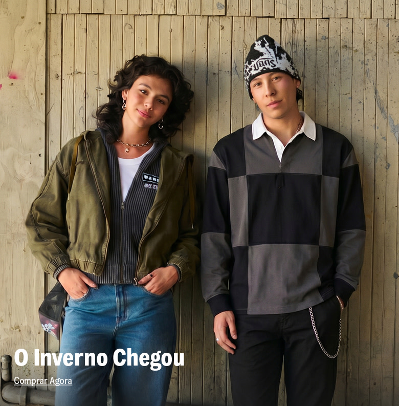 Jovens usando roupa manga longa da Vans