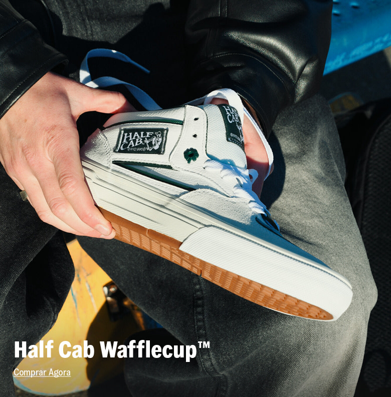 Tênis Half Cab Branco com Verde Promodel Una