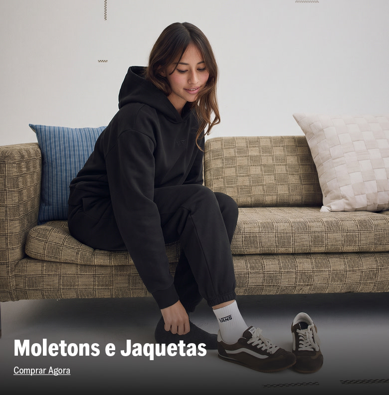 Mulher usando roupa de moletom