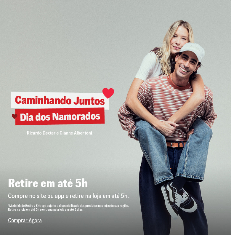 Dexter e Giane na campanha Vans de dia dos namorados