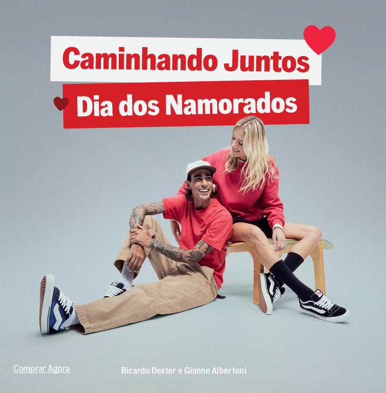 Dexter e Giane na campanha Vans de dia dos namorados